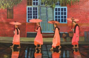 Nuns in the Rain 